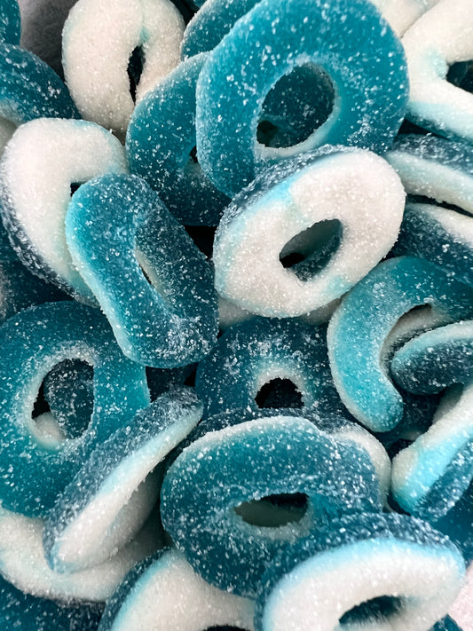 Anneaux sucrés framboise - 100G