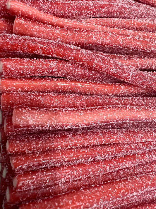 Churritos fourrés acides sucrés fraise - Lot de 10