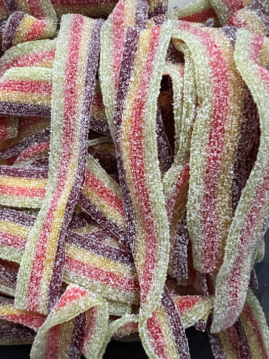 Petits tapis sucrés fruités 4 couleurs - Lot de 10